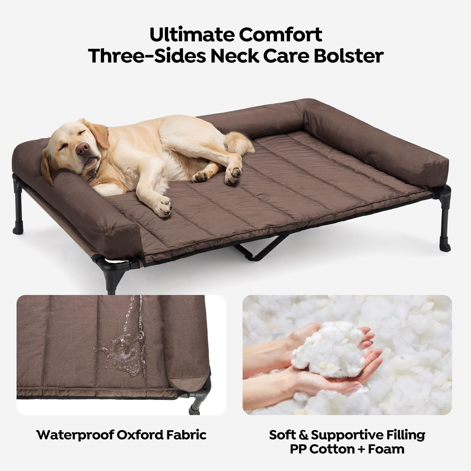 Veehoo Teslin mesh promotes airflow to keep pets cool.