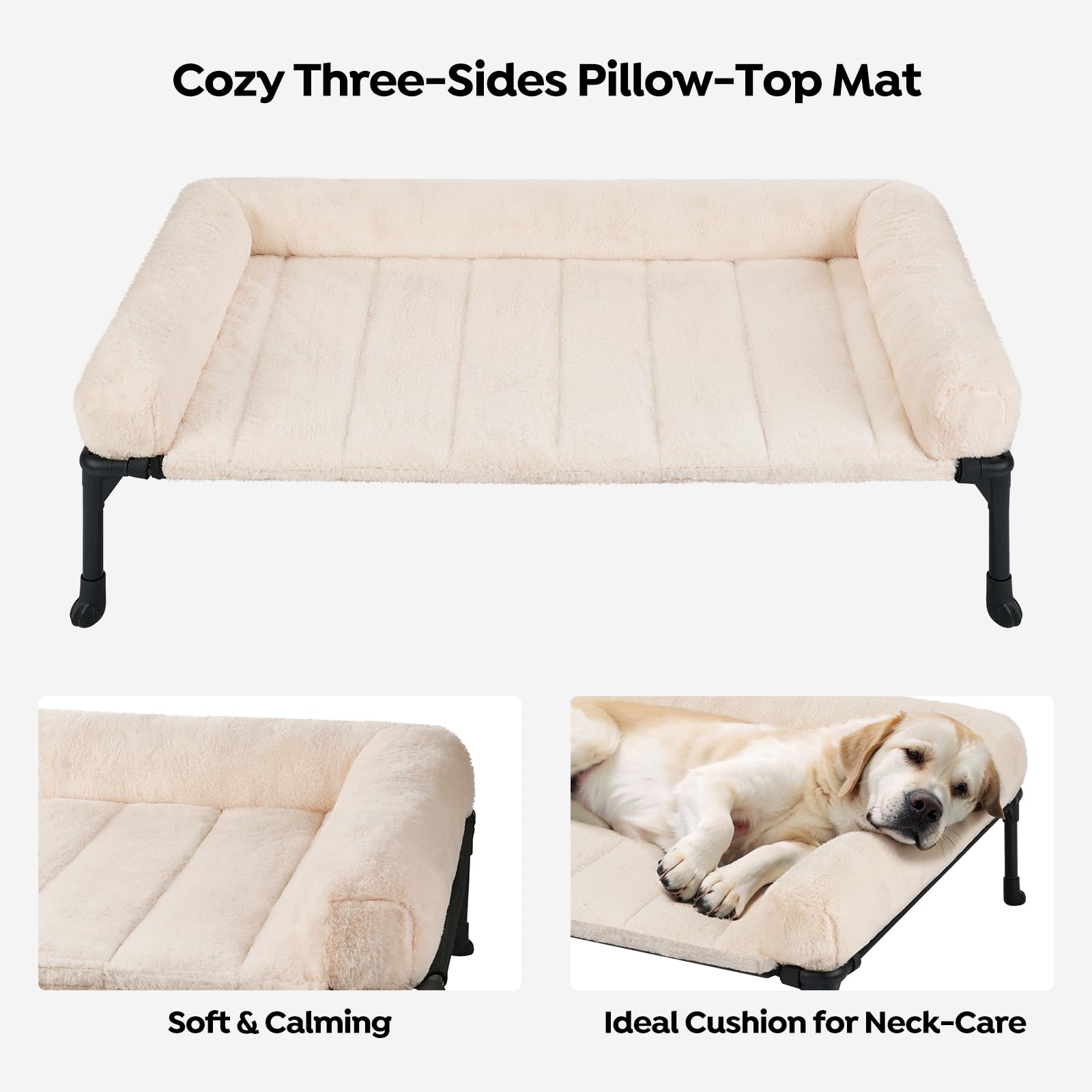 Veehoo cooling mode with removable top mat demonstrates breathable cooling for warm days.