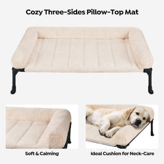 Veehoo cooling mode with removable top mat demonstrates breathable cooling for warm days.
