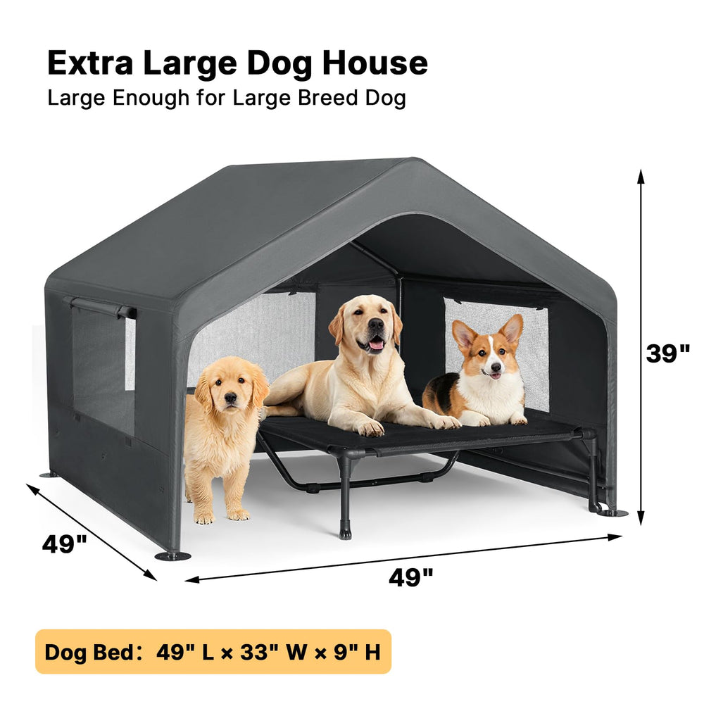 Veehoo shelter easy to clean with a damp cloth or rinse.