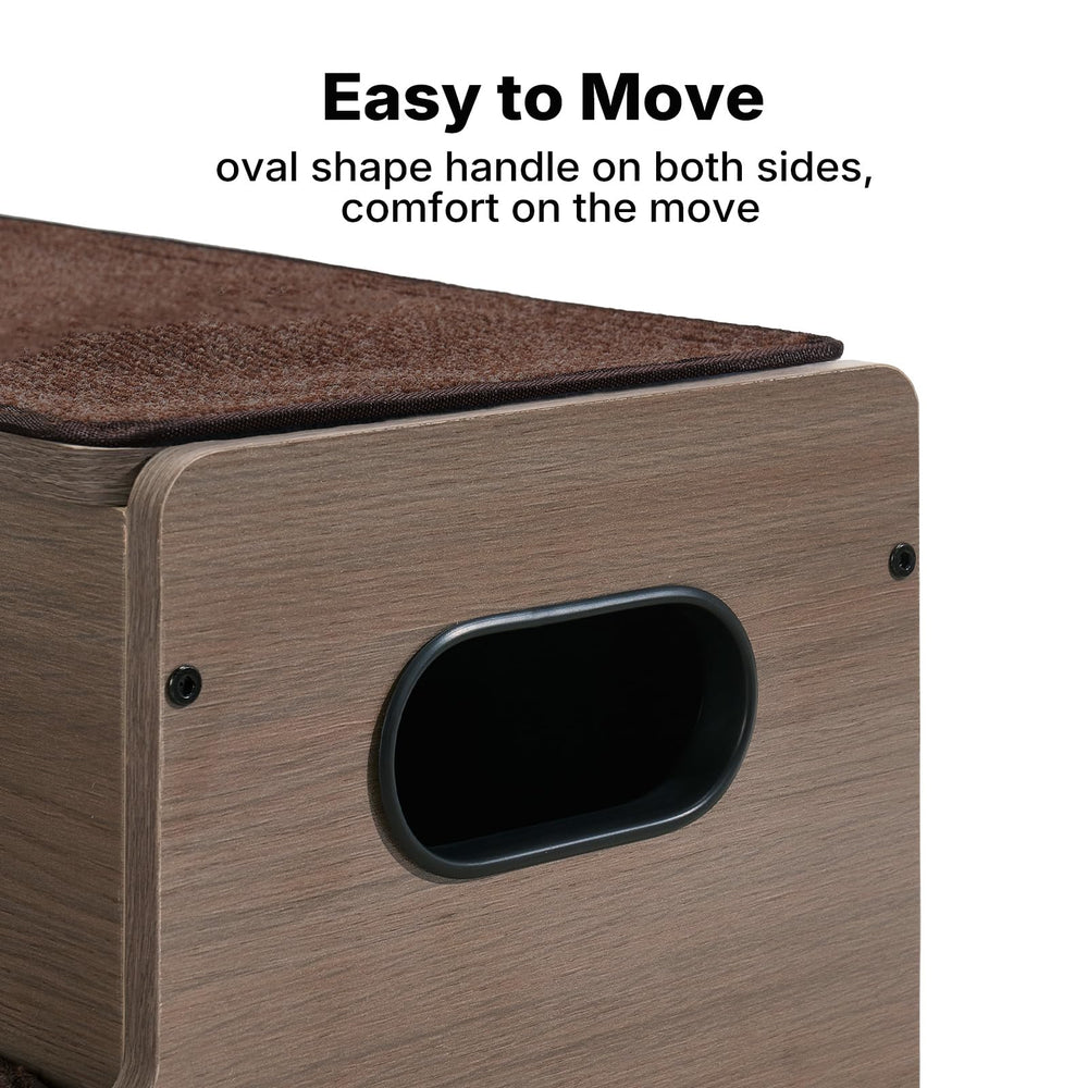 Veehoo two-step setup helps pets reach bed and couch.