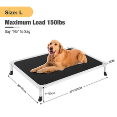 Veehoo raised bed with easy assembly and no-slip feet for secure use