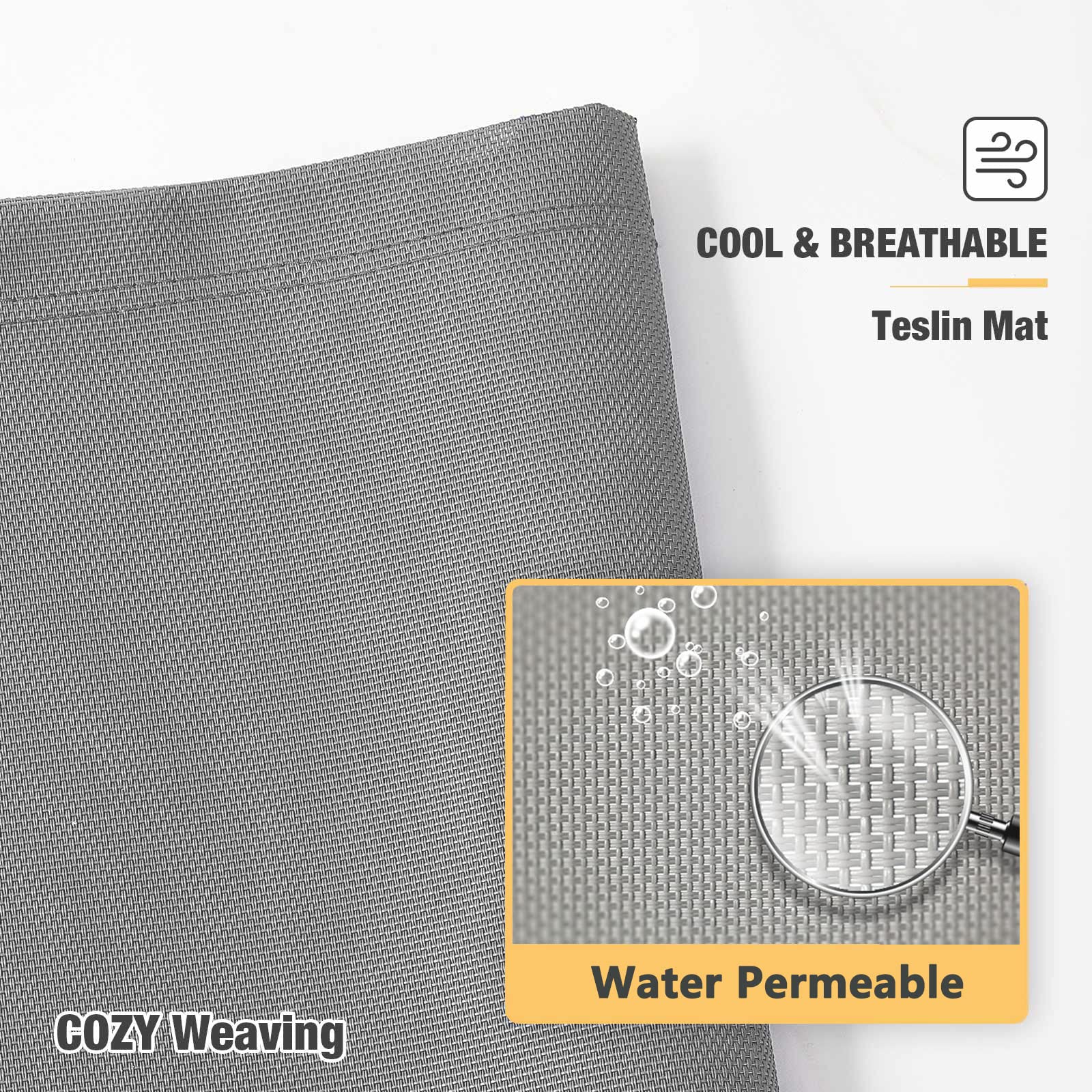 Veehoo easy-clean design: hose off or wipe away dirt and fur.
