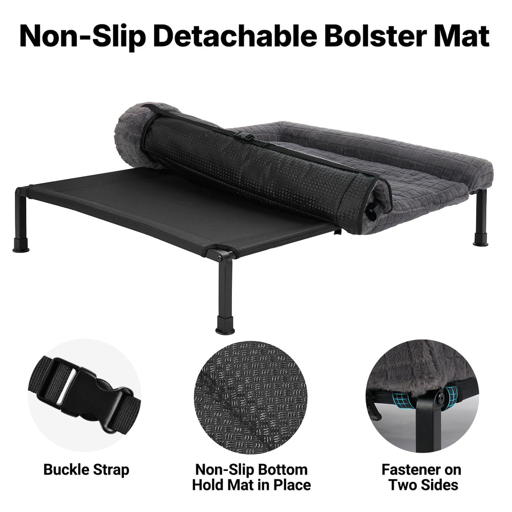 Veehoo bed with detachable cover for quick cleaning and maintenance.