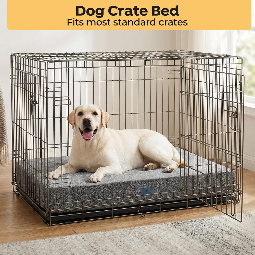 Veehoo bed with hidden zipper design protects fabric from chewers.