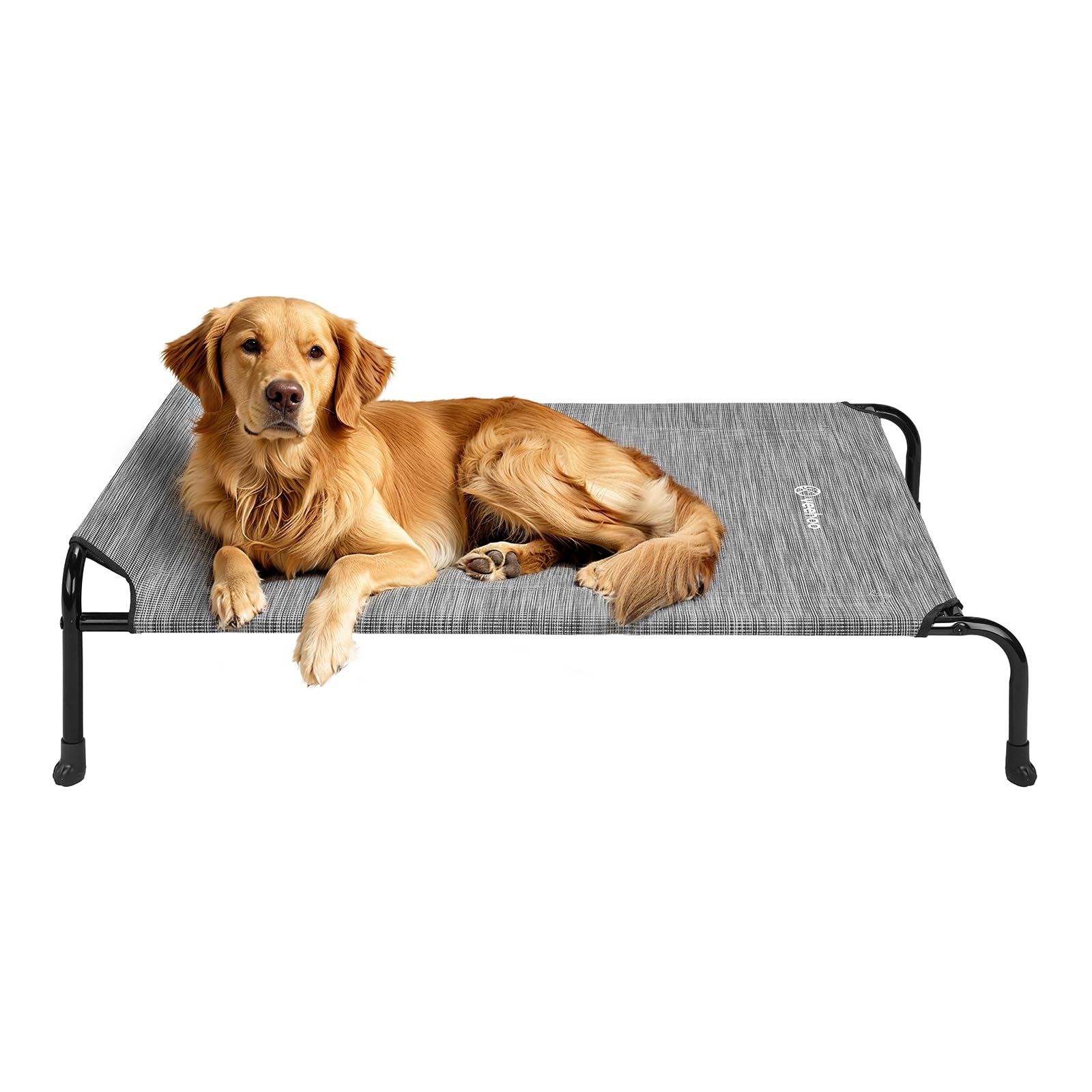 Veehoo Original elevated dog bed XL outdoor cot with breathable mesh for comfort.