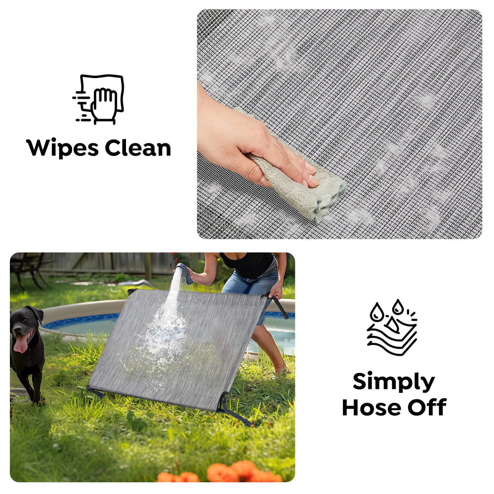 Veehoo Original weather‑resistant mesh suitable for outdoor use.