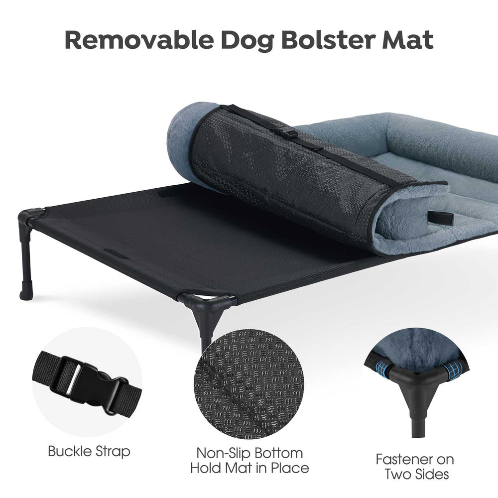 Veehoo reinforced frame closeup highlighting stability for large breeds