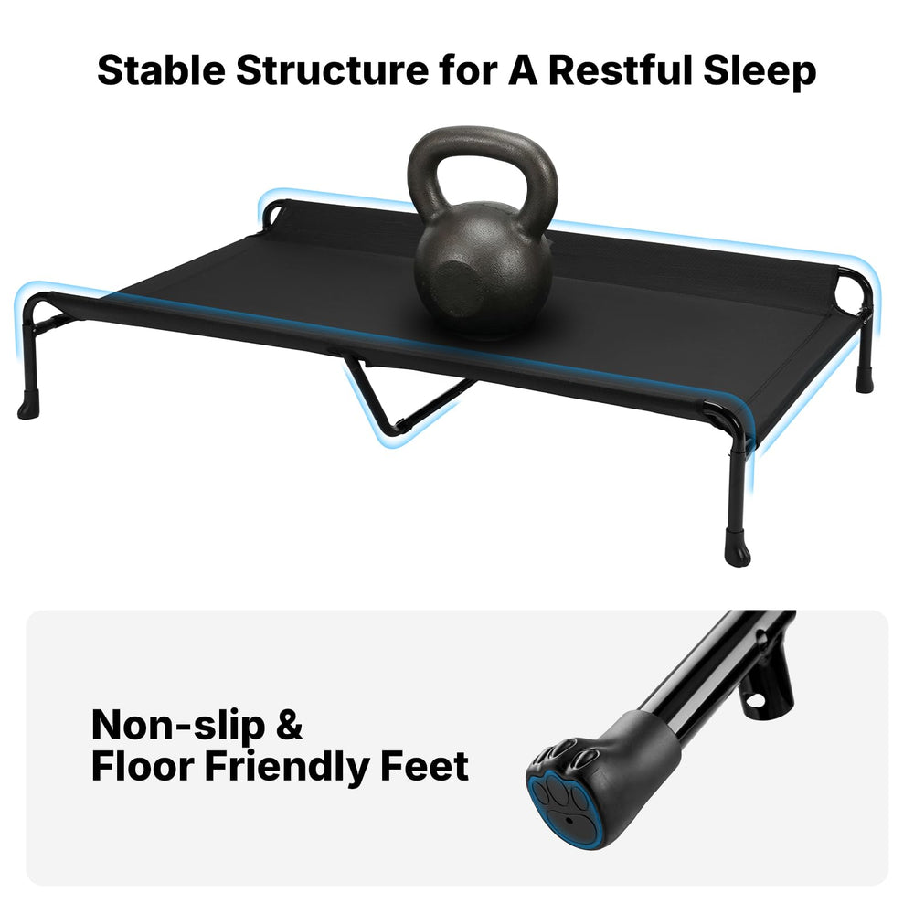 Veehoo steel frame provides durable stability for indoor or outdoor use