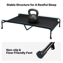 Veehoo steel frame provides durable stability for indoor or outdoor use