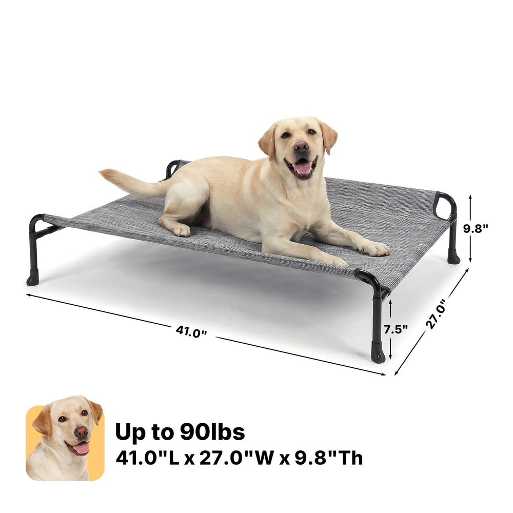 Veehoo large dog bed supports up to 100 pounds for big breeds.