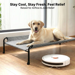 Veehoo breathable Teslin mesh promotes airflow for dry naps.