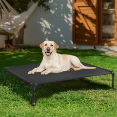 Veehoo bed with breathable Telsin fabric for cooling comfort.