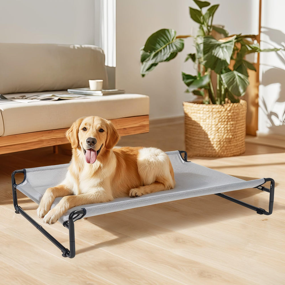 Veehoo anti-slip feet stabilize the bed on floors