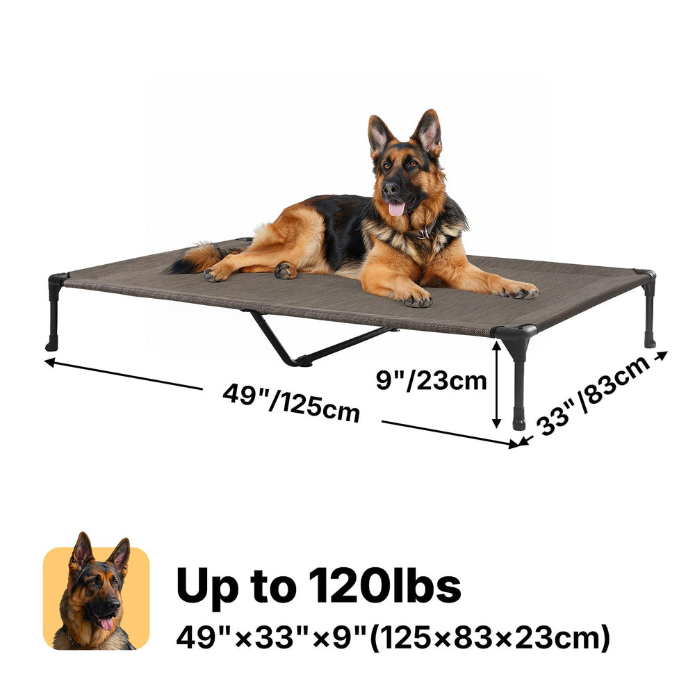 Veehoo replaceable mattress and powder-coated frame extend product lifespan.