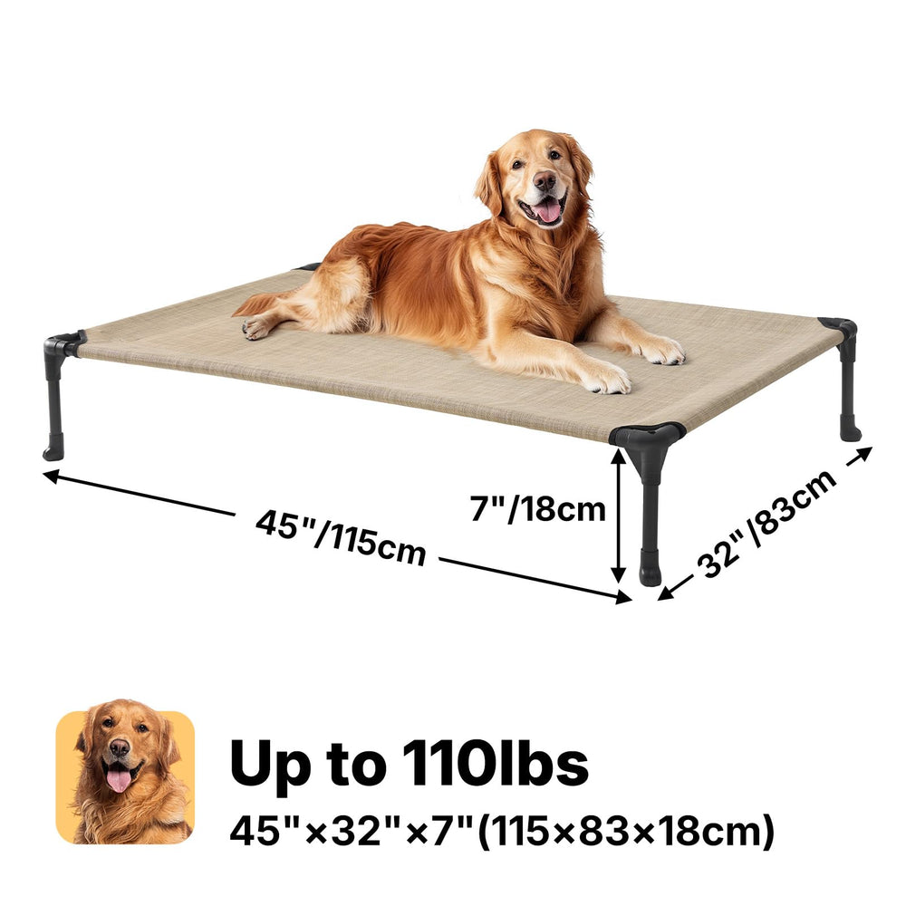 Veehoo replaceable mattress and powder-coated frame for longevity
