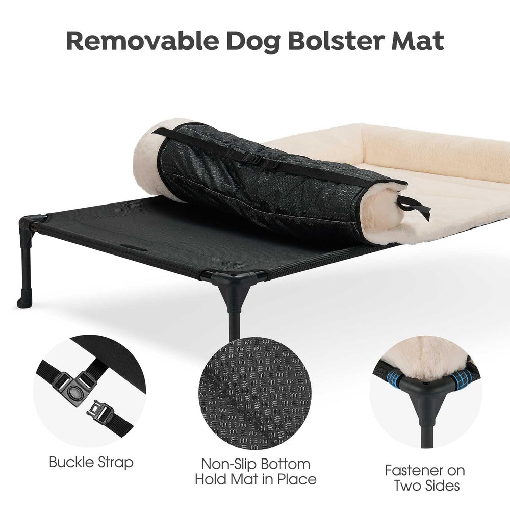 Veehoo reinforced steel frame ensures stability for heavy dogs.