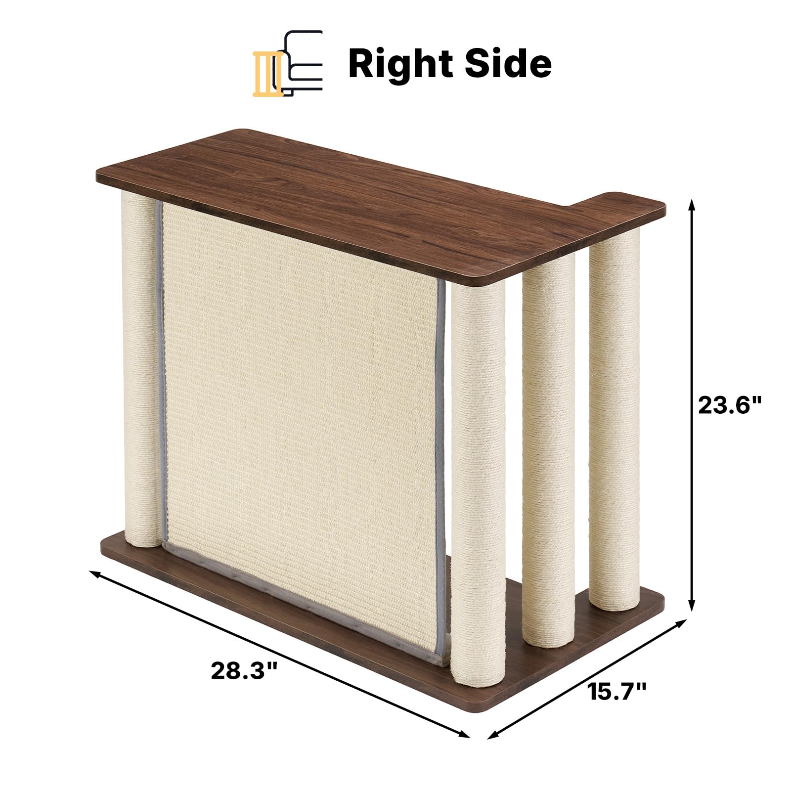 Veehoo right or left orientation suits your living room layout.