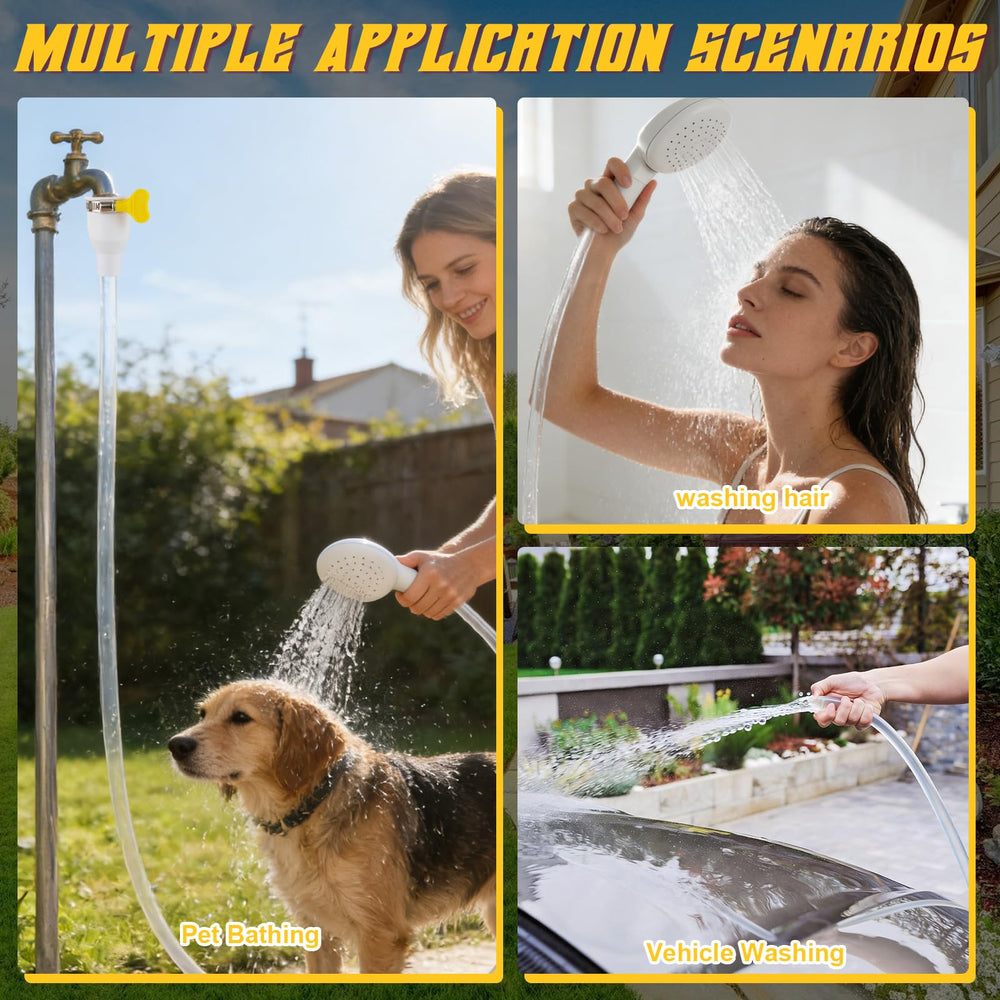 Veerlogix leakproof sink hose reduces water waste during cleaning.