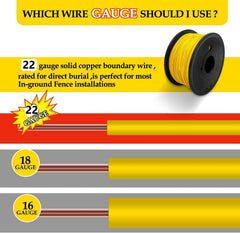 VEEVIIY 22-gauge copper core wire for reliable pet fences