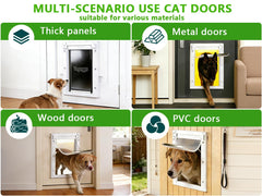 Vegeggs door featuring sliding lock for secure use