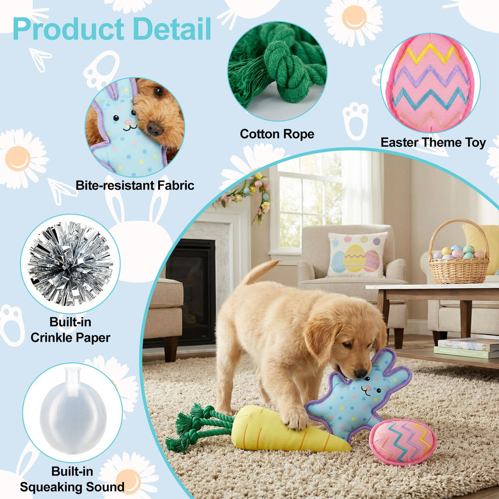 Vehomy Easter egg toy designed for teething puppies and busy minds.