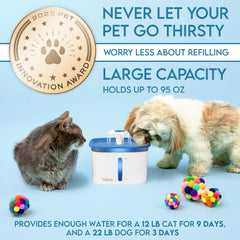 Veken 5-stage filtration improves taste and reduces impurities in water