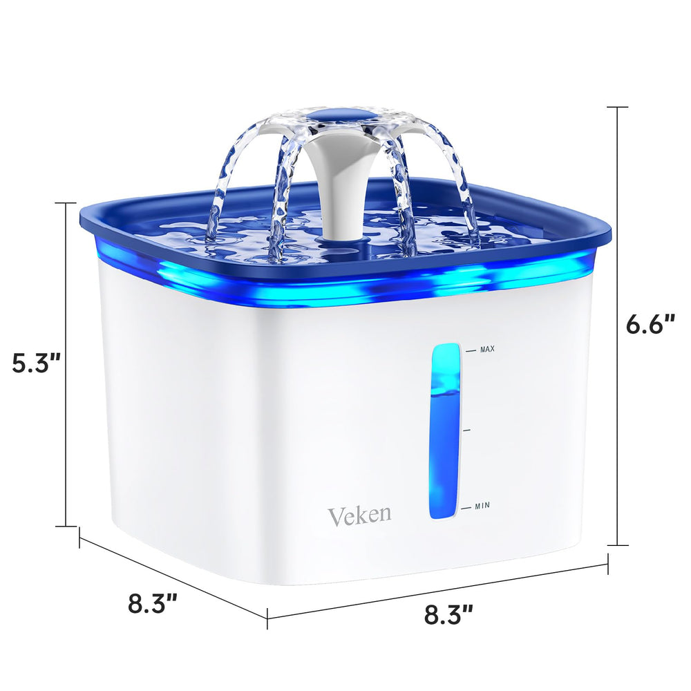 Veken 95oz replacement filters for ongoing water freshness