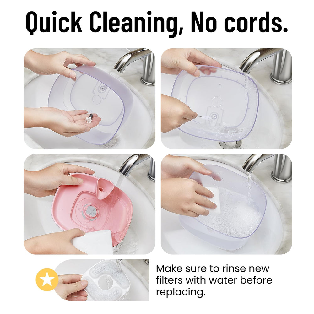 Veken cleaning brush included for thorough care.