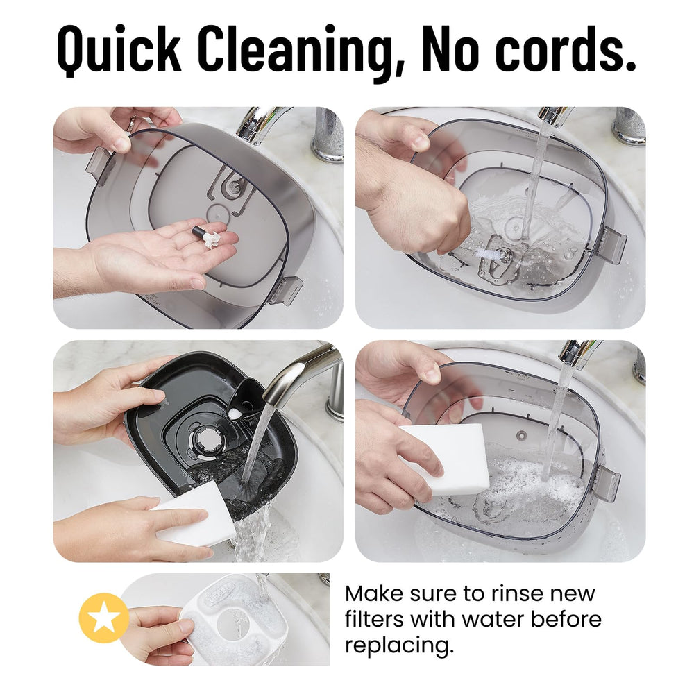 Veken customizable water flow adapts to pet preferences.