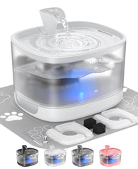 Veken cat water fountain with detachable tank for quick cleaning