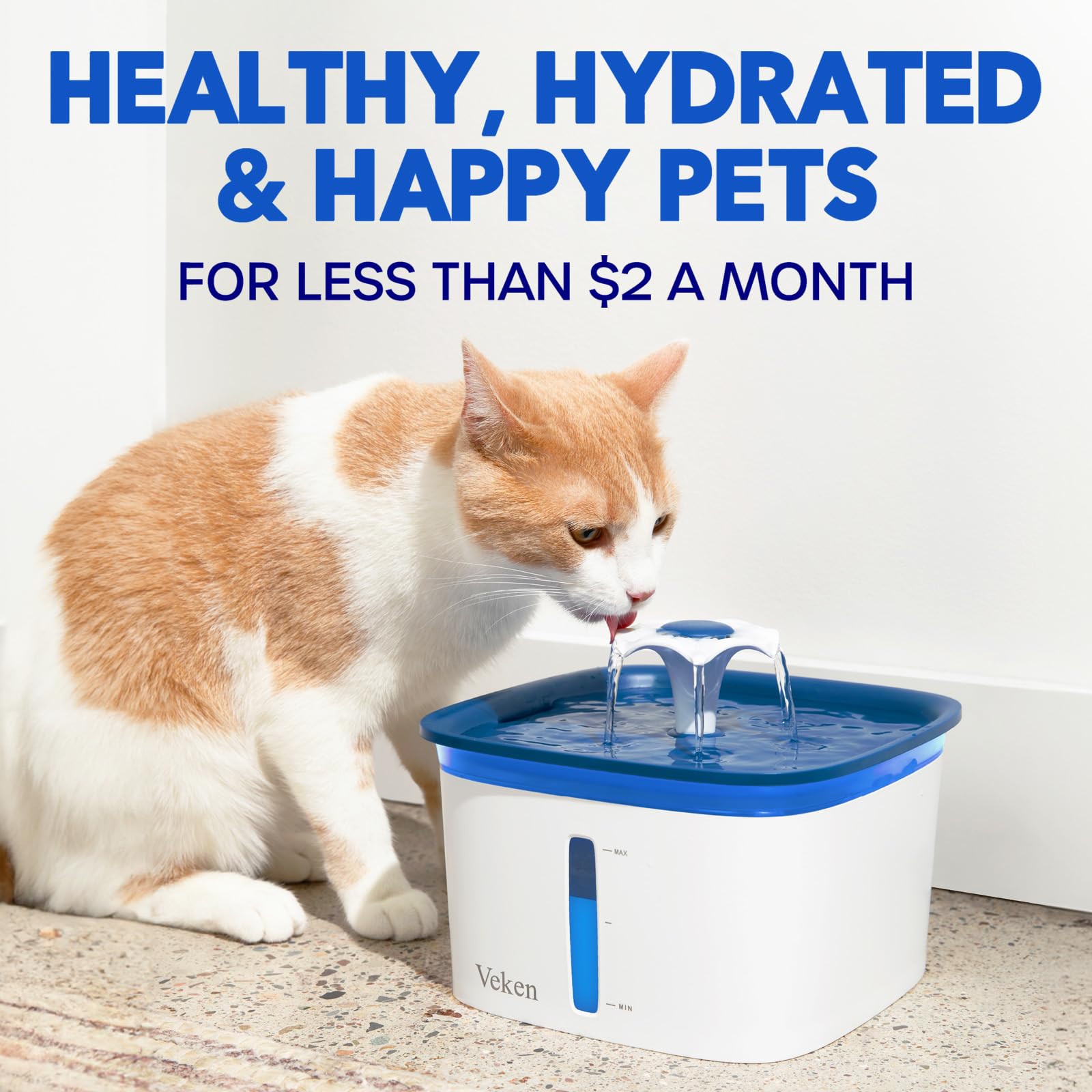 Fountain filter compatible with 95oz Veken fountain