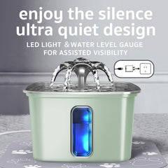 Veken suspended pump operates quietly for peaceful home use.