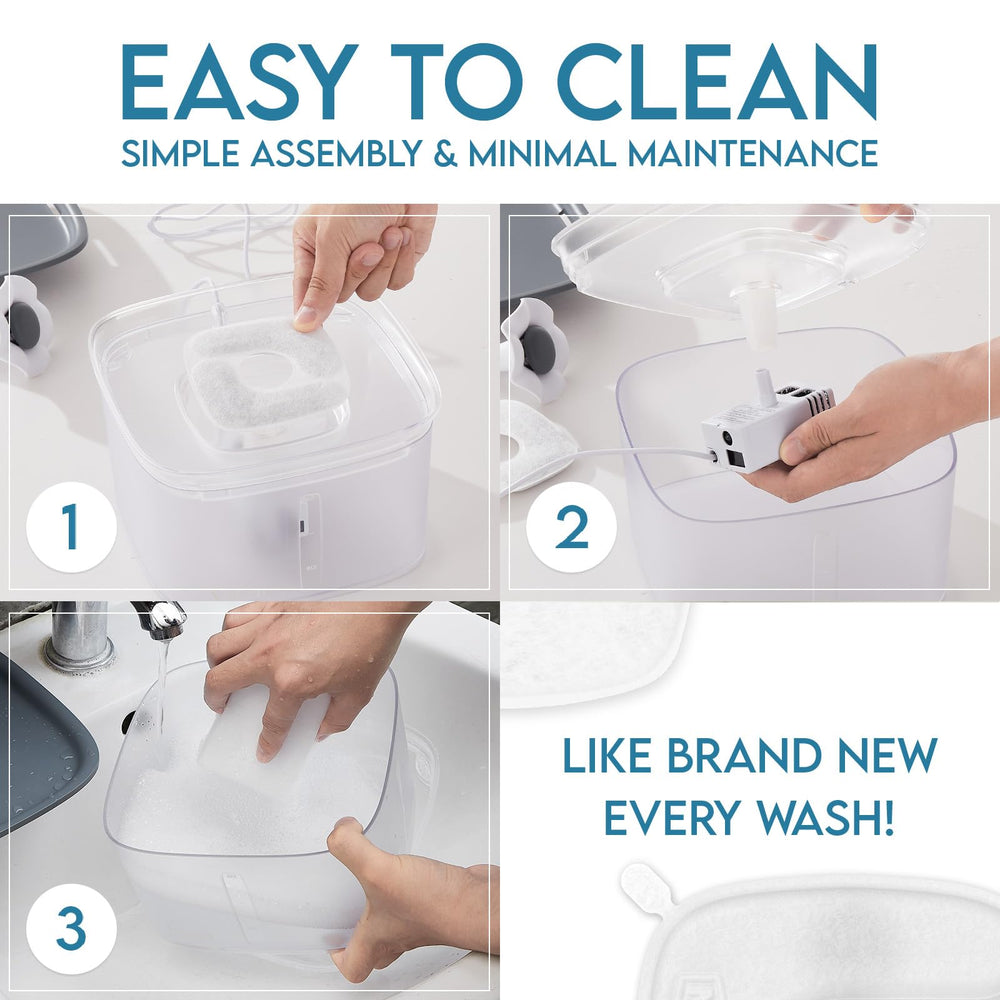 Veken two flow modes offer faucet-drinking and gentle fountain styles.
