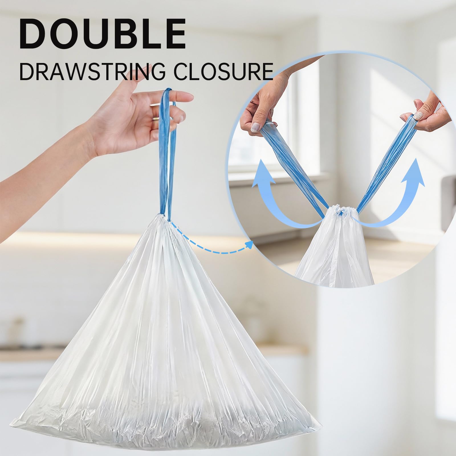 Vekniqo tear-resistant LDPE liner resists rips during disposal.