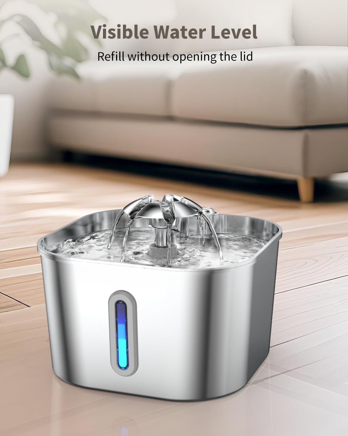 Vekonn filtration system with carbon, resin, and sponge removes odors.
