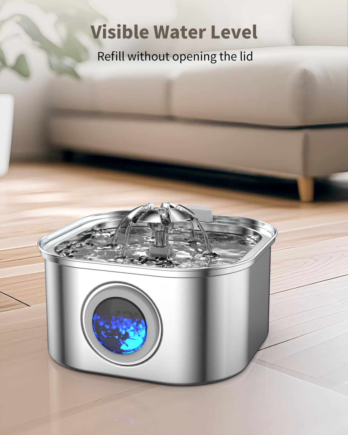 Vekonn detachable flower spout creates natural water flow.