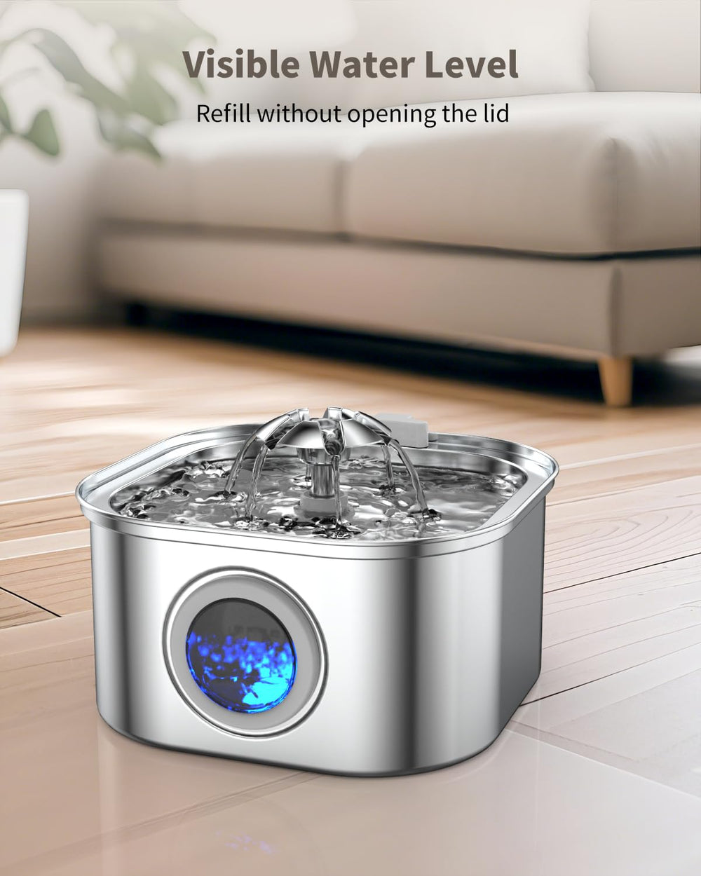 Vekonn detachable flower spout creates natural water flow.
