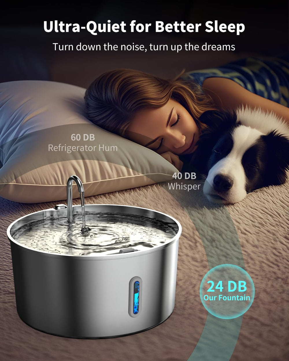 Vekonn removable spout offers customizable drinking experiences for pets.
