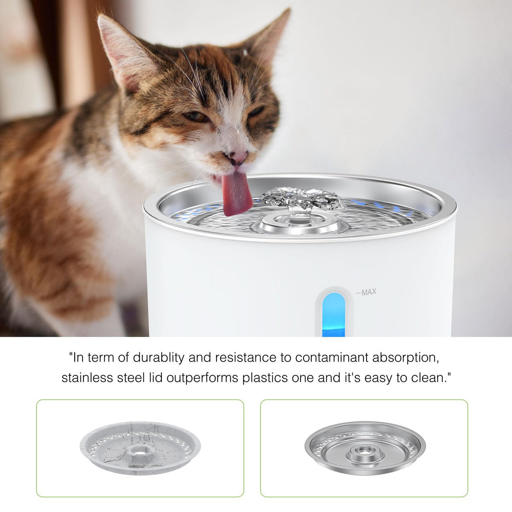 Vekonn stainless steel top is durable and dishwasher-safe.