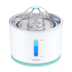 Vekonn water fountain top with LED light for easy night visibility.