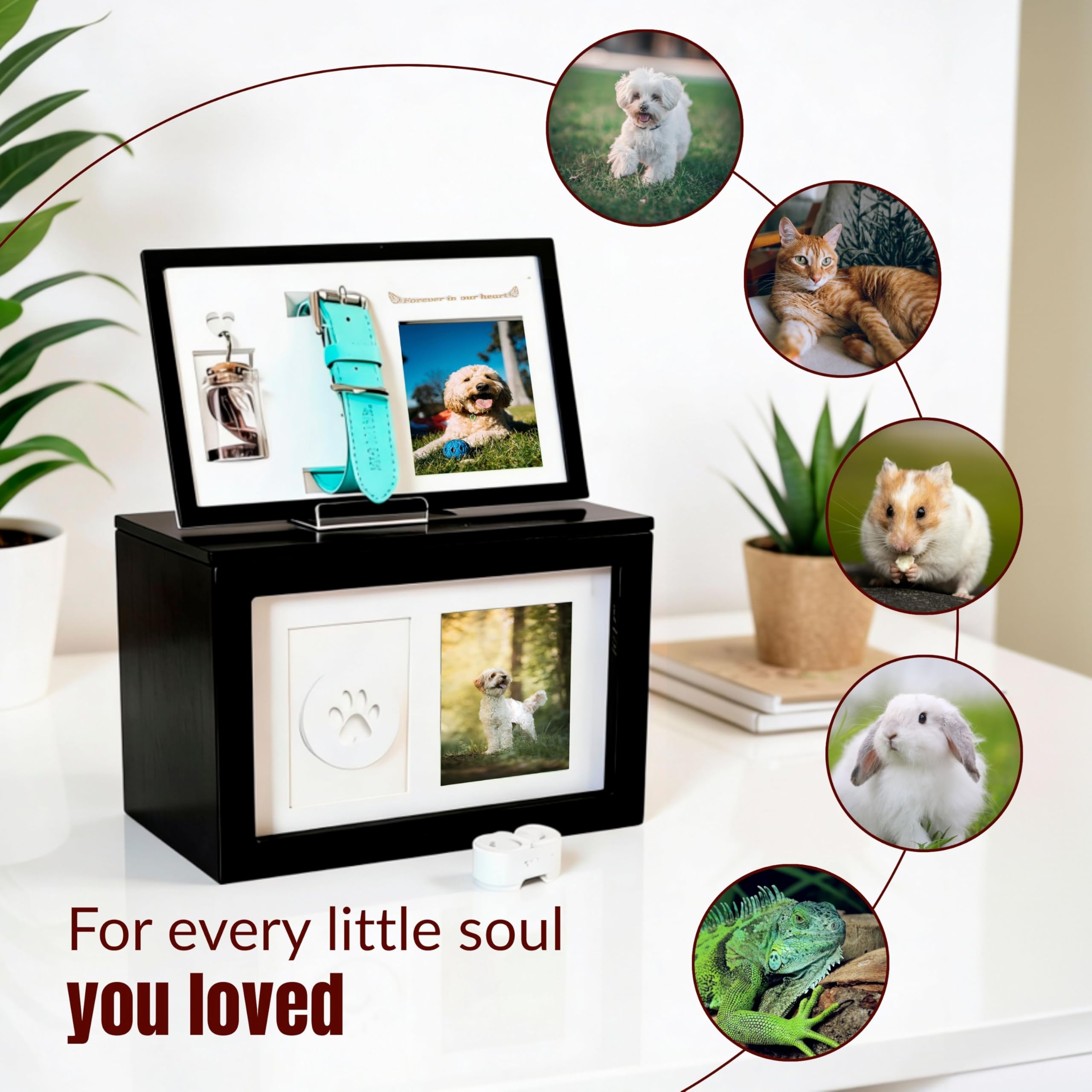 VELABER natural pine urn displays warm wood texture and durability