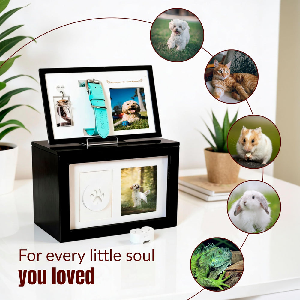 VELABER natural pine urn displays warm wood texture and durability