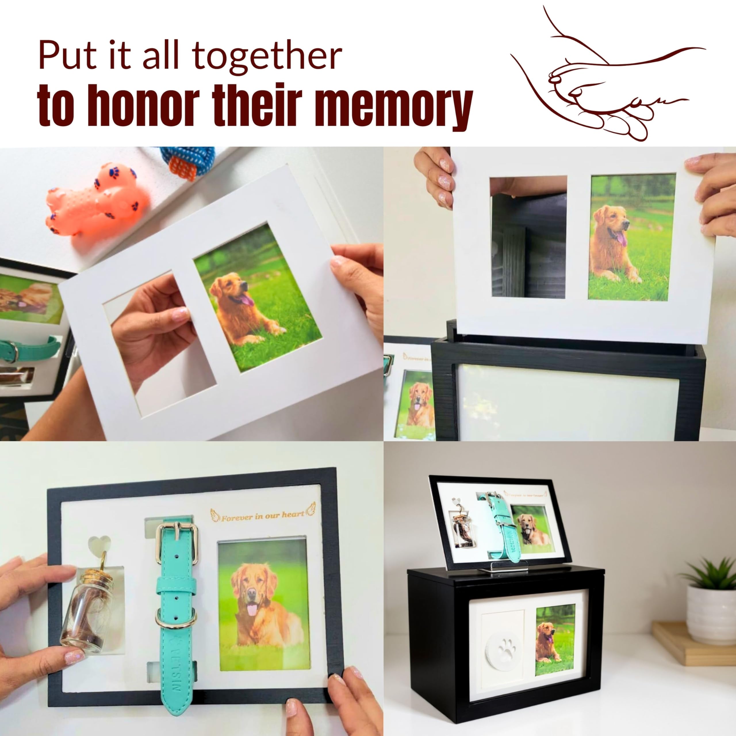 VELABER secure magnetic closure for safe memorial storage
