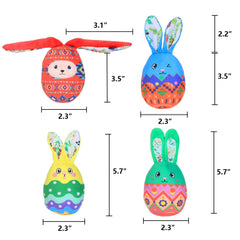 Veloisen small dog squeaky bunny toy adds interactive fun during fetch and chew.