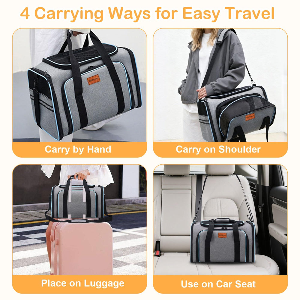 VeluXanipyr airline-approved design fits under-seat storage.