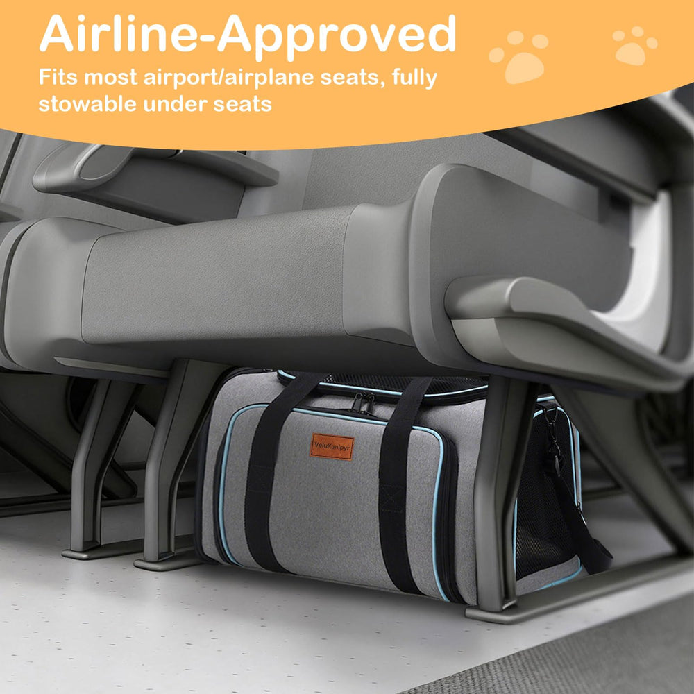 VeluXanipyr adjustable shoulder strap enables hands-free travel.