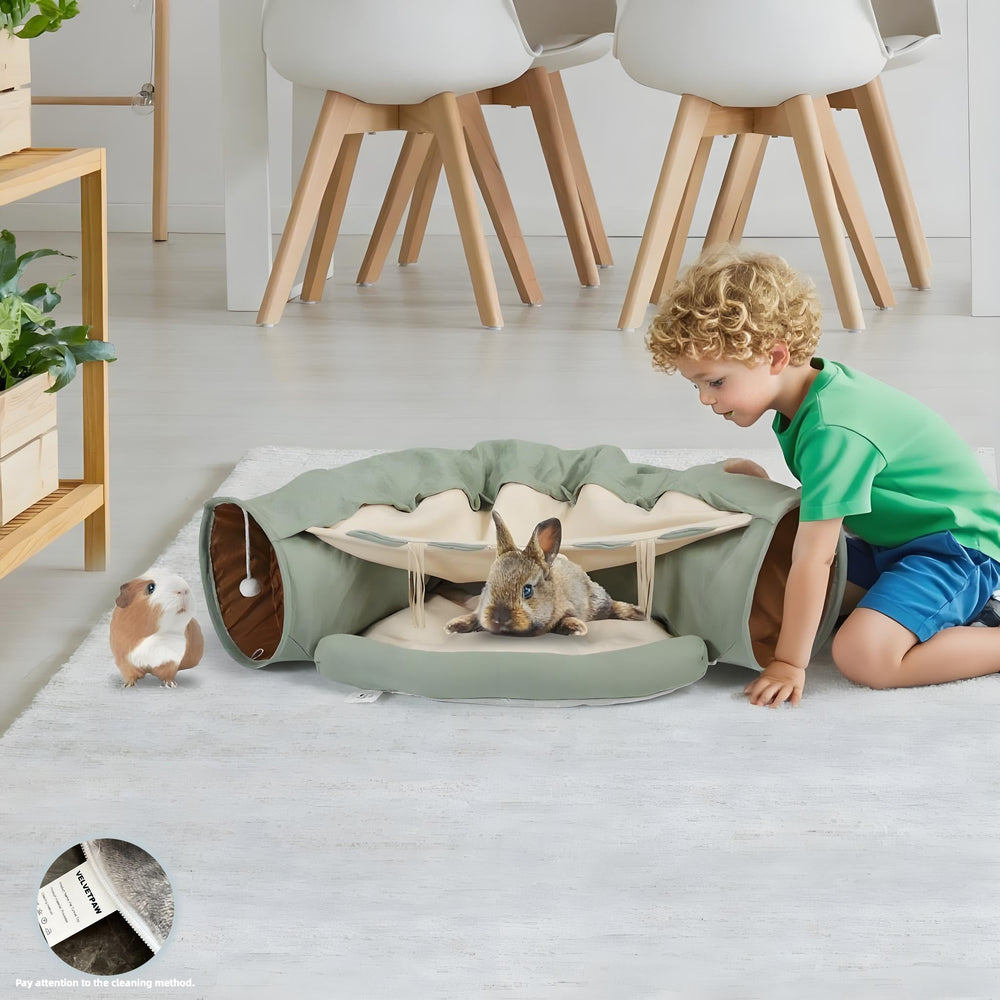 VelvetPaw foldable bed design saves space and fits small living areas.