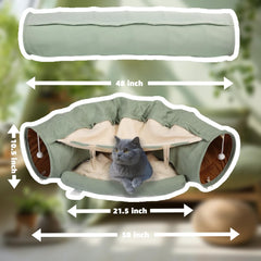 VelvetPaw removable cushion mat keeps the interior clean and easy to wash.