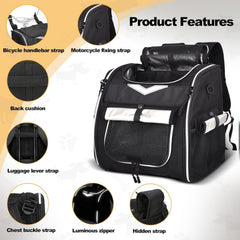 VENFOREST carrier converts to a shoulder backpack for easy transport.